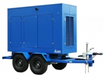 Дизельный генератор ТСС АД-160С-Т400-2РПМ17 на шасси с АВР